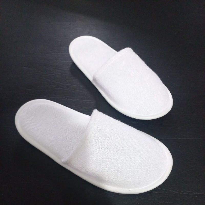 sandal hotel/lantai#slippers #sovenir#kantor#rumah.dll bahan babytery 8ml putih terbuka