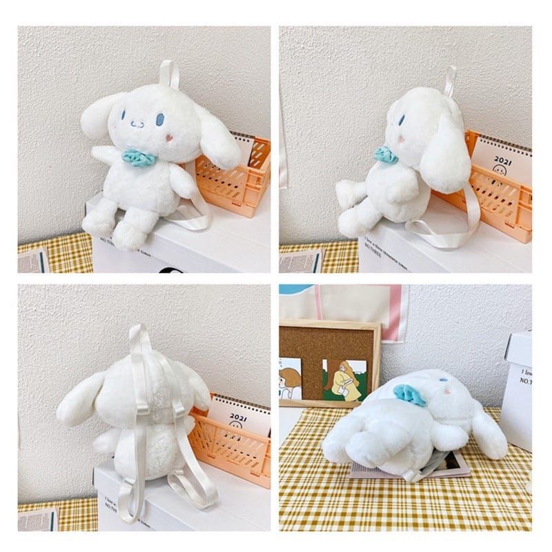 Tas ransell cinnamorol gendong bulu boneka import kelinci bunnybag anak wanita