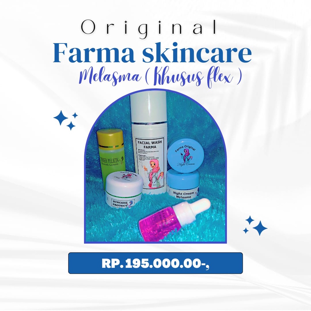 (Promo) Kualitas the best Farma melasma Glow up khusu flex hitam// Farma skincare // farma lebel dok
