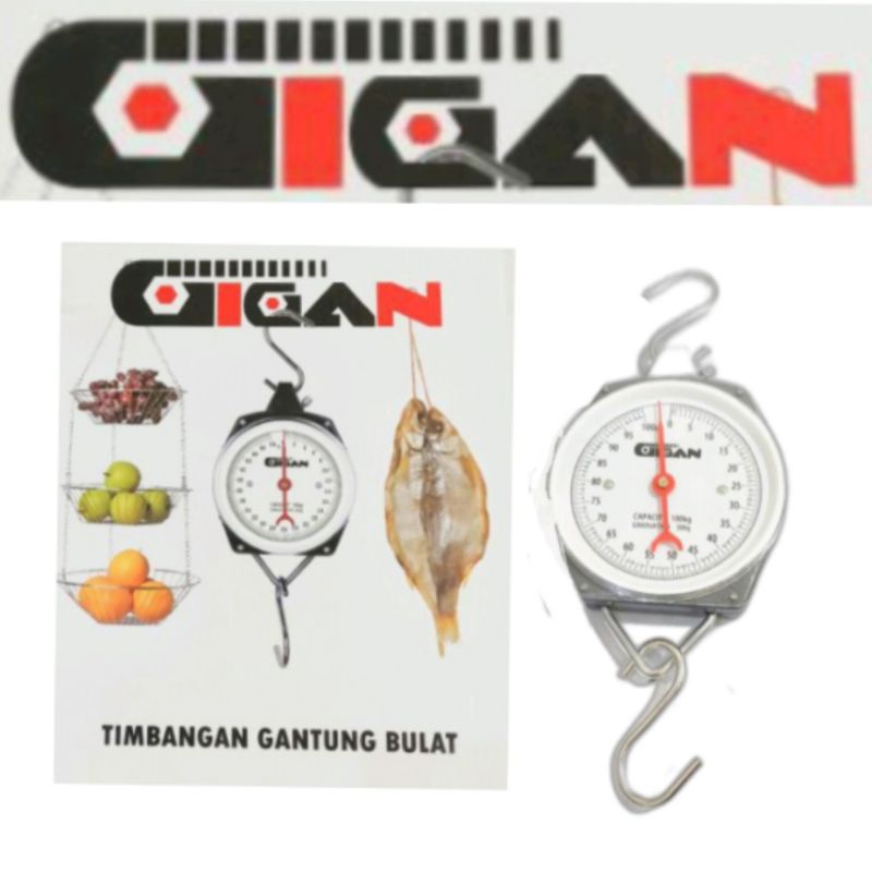 timbangan gantung bulat heavy duty body besi gigan best quality