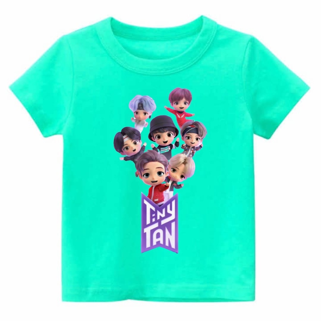 Hzl_outfit Baju Kaos Anak-Anak Tiny Tan Group Korea