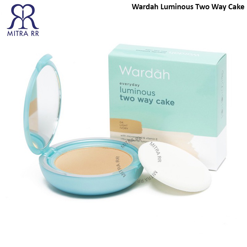 Wardah Everyday Luminous Two Way Cake | Bedak Padat Halus dan Ringan Matte Finish Dengan Kandungan Vit E | Kemasan Full dan Refill
