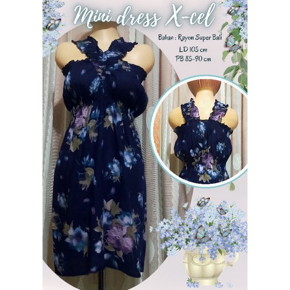 Dress mini X-cel //Dress mini Bali //Daster Bali