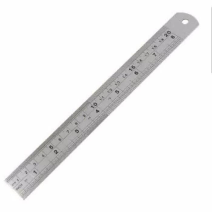 

Penggaris Besi Mistar Ruler Steel 150 Cm 1.5 M Meter Mtr 1500 Mm Mili 067