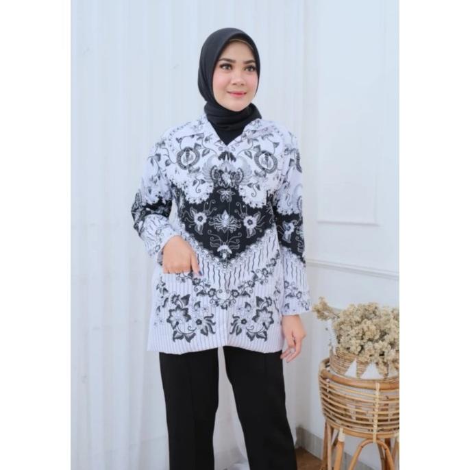 BAJU SERAGAM BATIK PGRI PRIA DAN WANITA FULL FURING / SERAGAM GURU