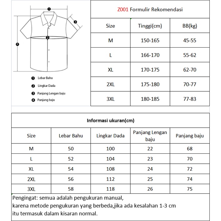 Kemeja Pria Lengan Pendek oversize kemeja korean style Putih Polos Premium Distro Kasual Kerja Warna White Korea kemeja putih lengan pendek Atasan pria terbaru2023