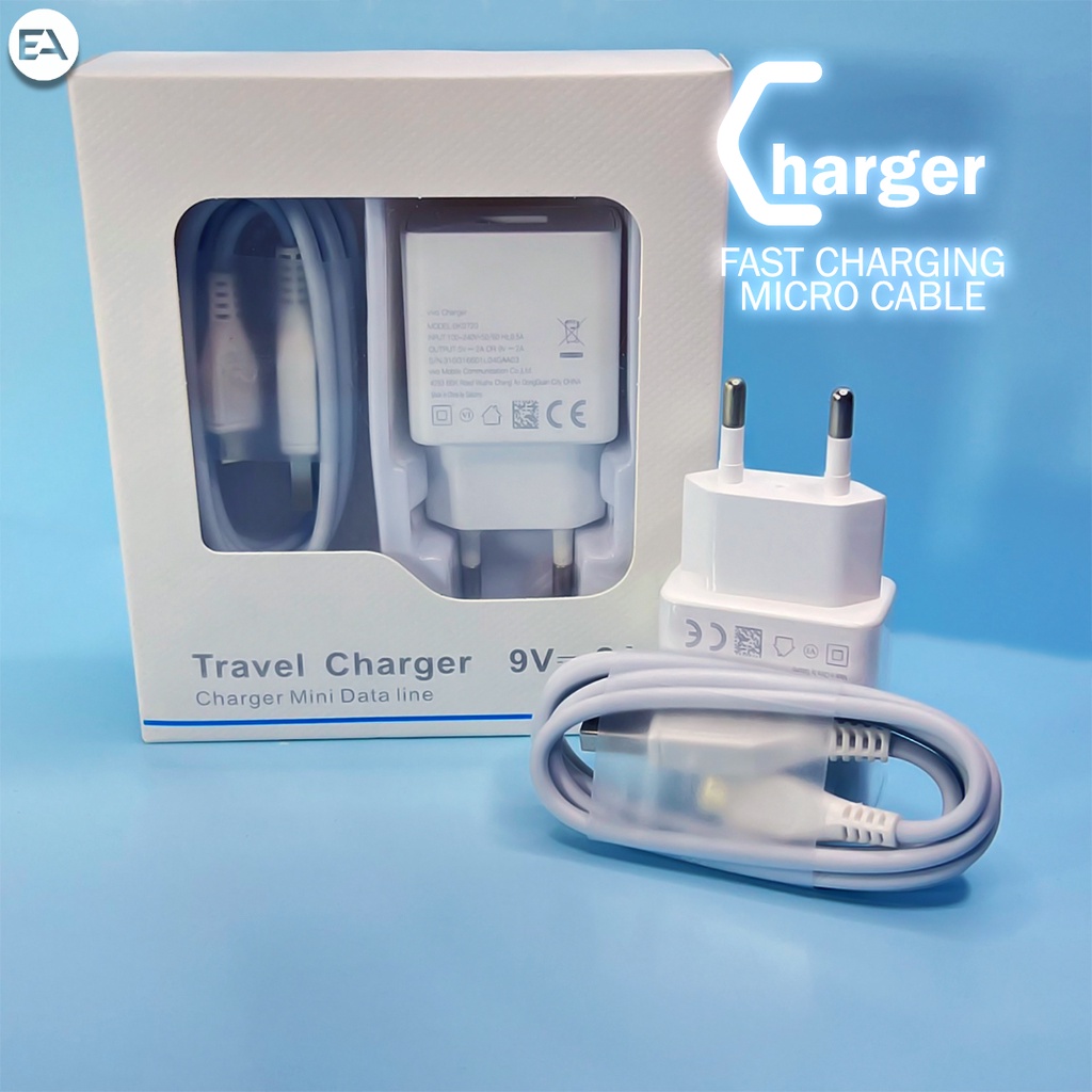 Charger VIVO 2A 9V USB Micro Fast Charging QC 2.0 ORIGINAL 100%