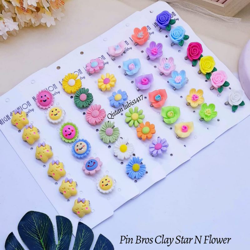 Pin Bros Clay isi 6 pcs