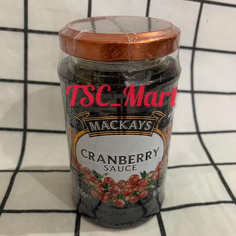 

Selai MACKAYS Cranberry Sauce Mackays 235gr / Selai / Saus / Mackay's / Jam