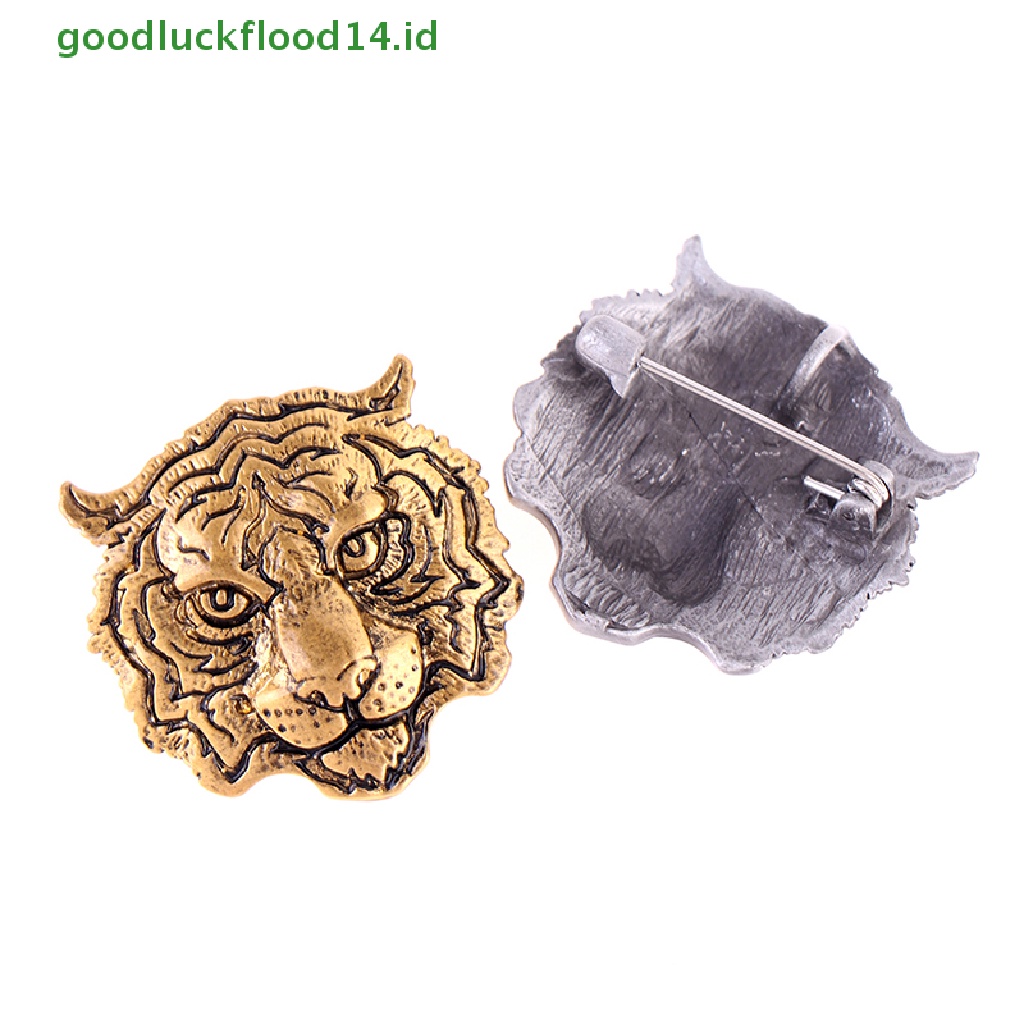 [GOOGFOUR] Berlian Imitasi Harimau Bros Tiger Head Pesta Santai Bros Pin Hadiah [TOP]