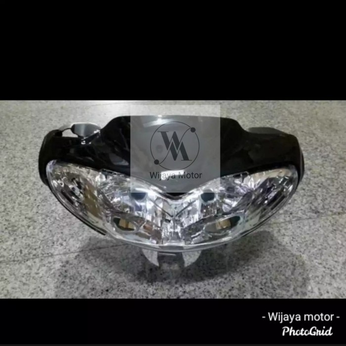 batok kepala depan belakang plus reflektor yamaha jupiter z lama     wijaya motor