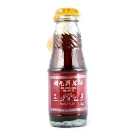 

Minyak Wijen Oh Guan Hing Sesame Oli Halal cap matahari 100 grm