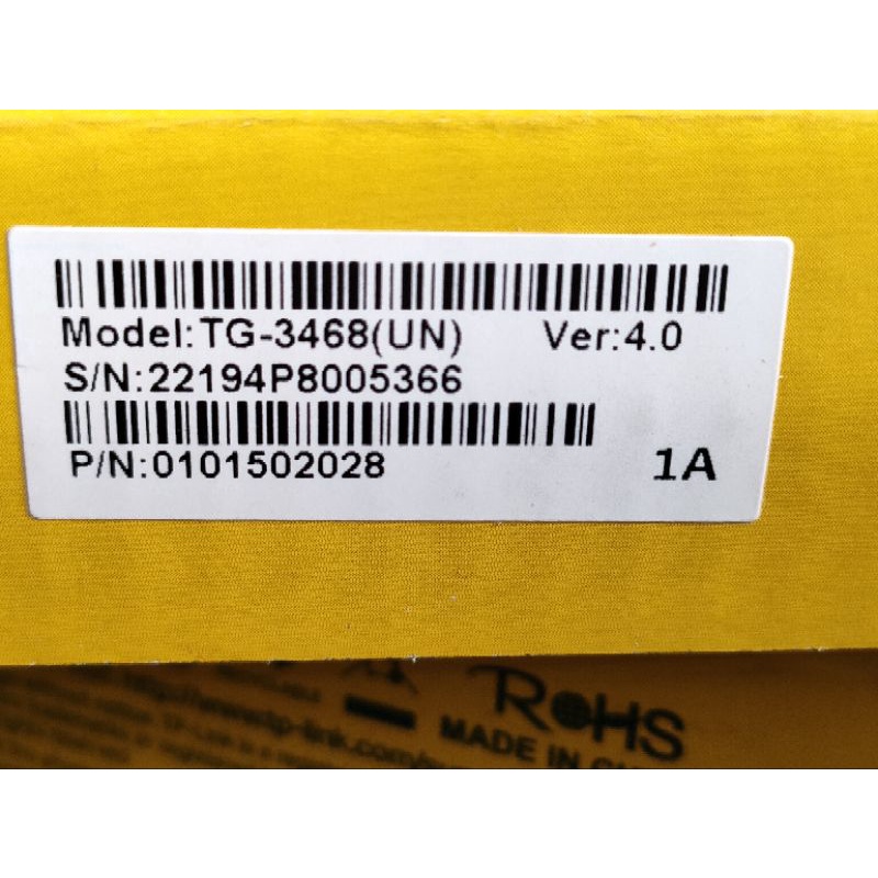 TPLINK TG-3468 Gigabit PCI Express Network Adapter | Lan Card TG3468