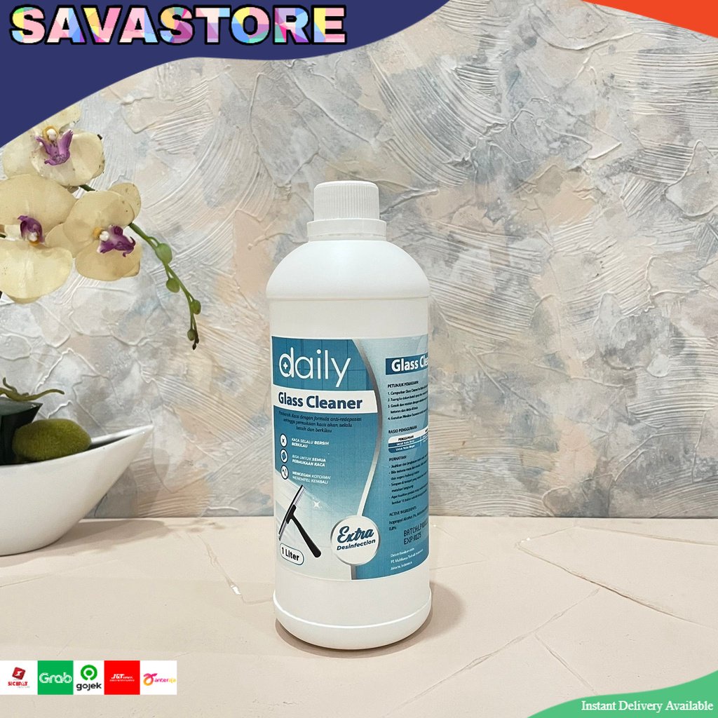PEMBERSIH KACA GLASS CLEANER 1L ANTI REDEPOSISI DAILY 1 LITER