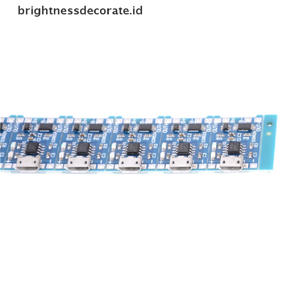 [Birth]2 /5 /10pcs 5v Micro USB 1A 18650modul Charger Papan Pengisian Lithium [ID]