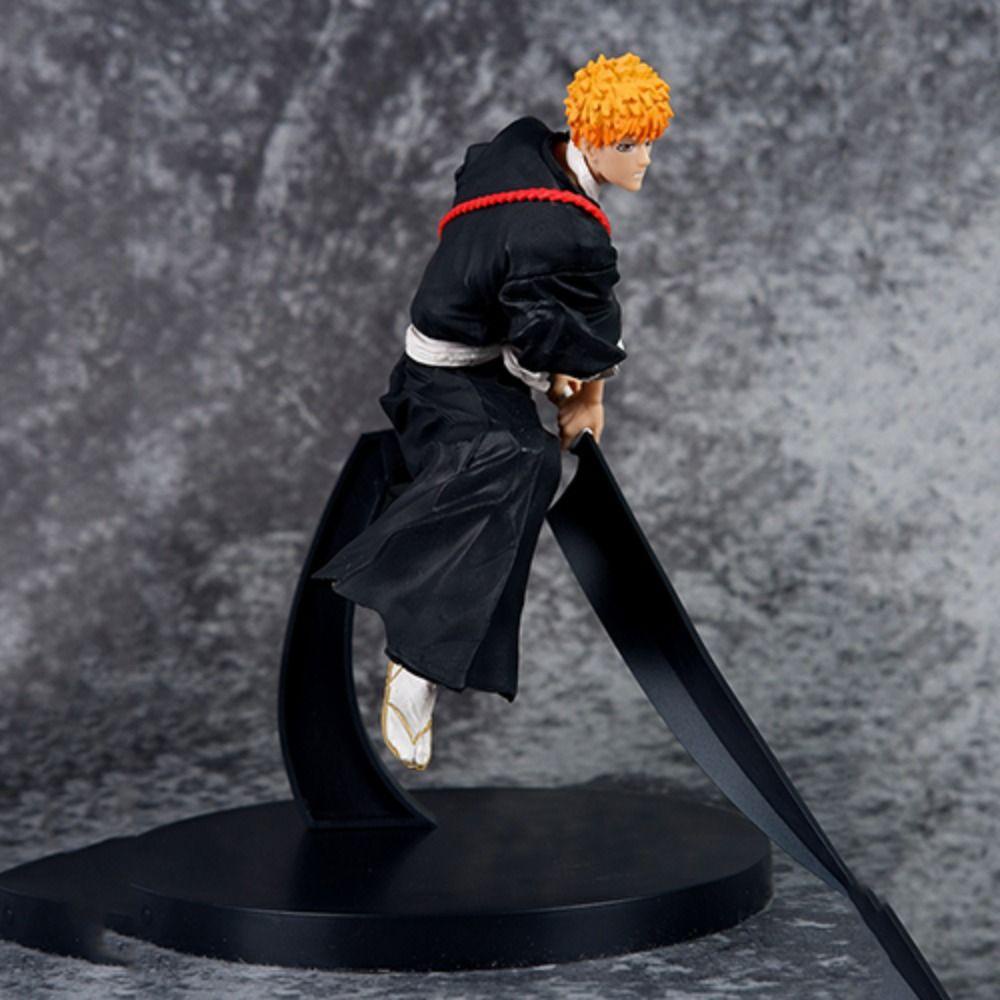 Lanfy Kurosaki Ichigo Action Figure Miniatur Untuk Anak Koleksi Model Figure Mainan Ornamen Mobil Model Anime Mainan Tokoh Anime Permata Pemutih Komputer Case Ornamen