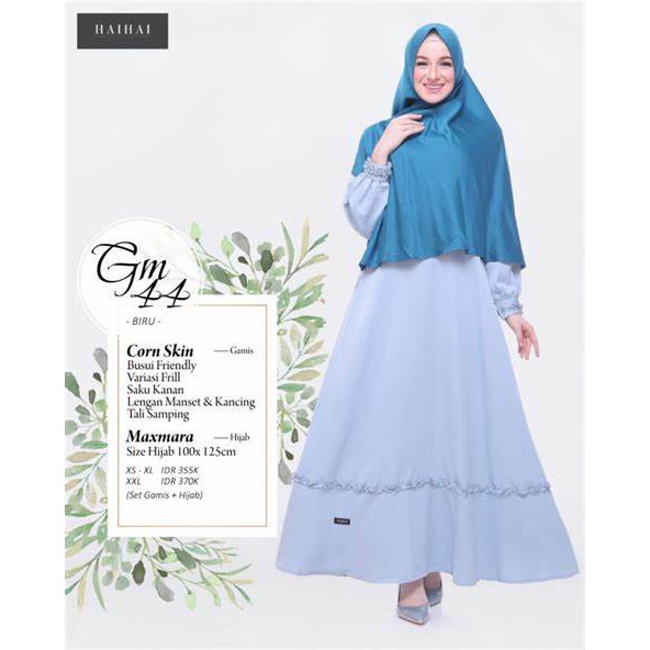 GAMIS SET HIJAB NIBRAS GM 044