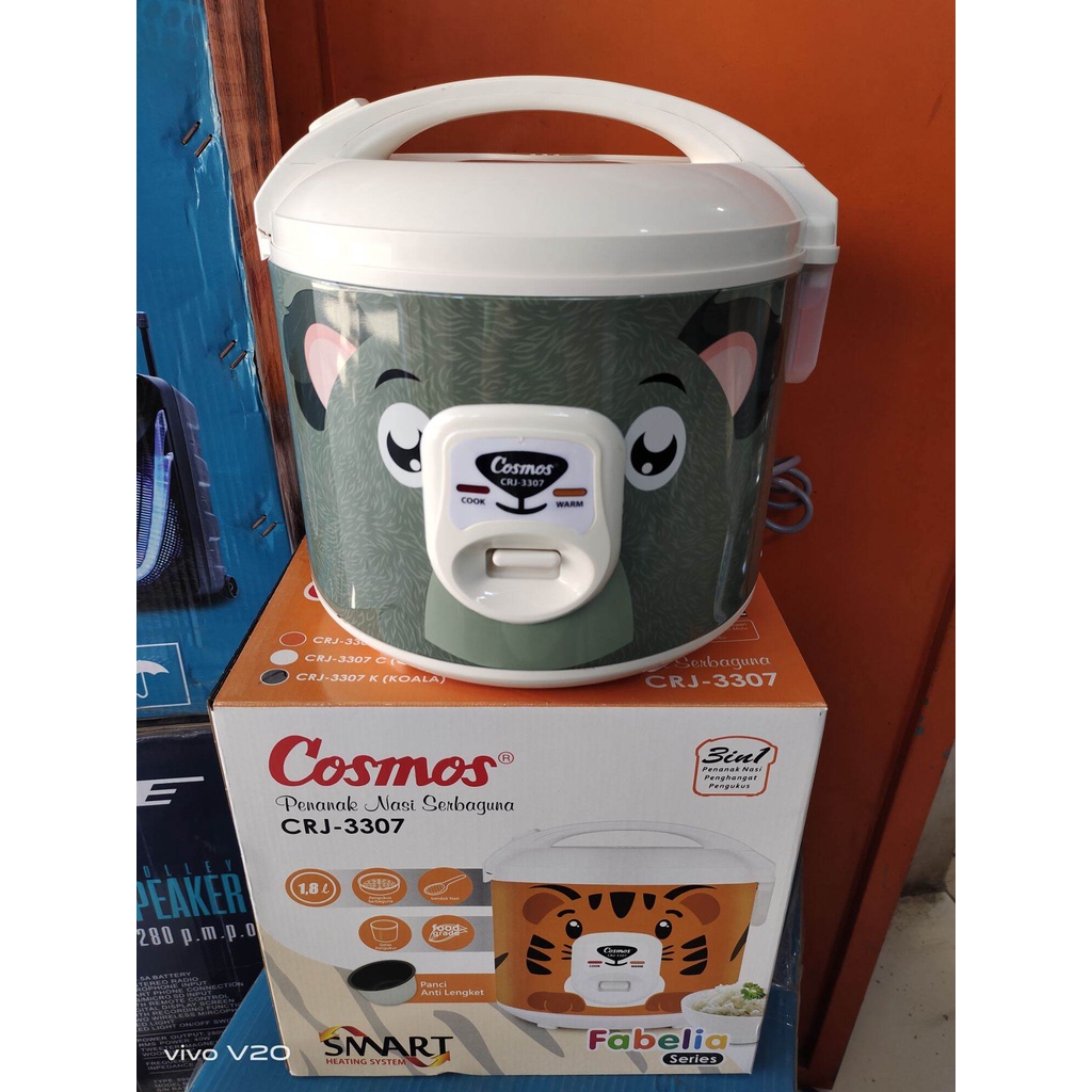 MAGIC COM RICE COOKER COSMOS CRJ-3307 / CRJ 3307 NEW FABELIA SERIES 1.8 LITER