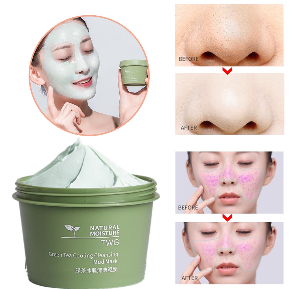 READY STOCK TWG Masker Wajah Green Tea Cleansing Clay Mask 120GR