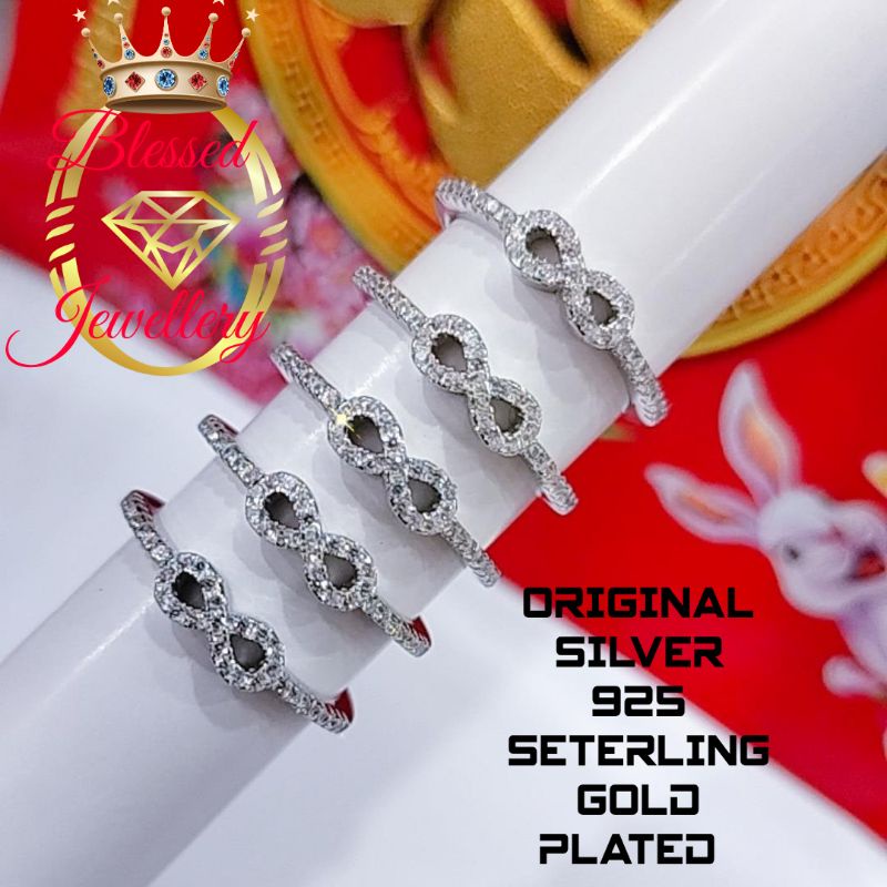 CINCIN PERAK ASLI 925 LAPIS EMAS