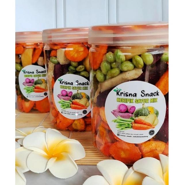 

➡ KERIPIK SAYUR MIX TOPLES 800 ML(wortel,buncis,edamame (kedelai jepang),white talas,purple potatoes,honey potatoes,kentang) Promo