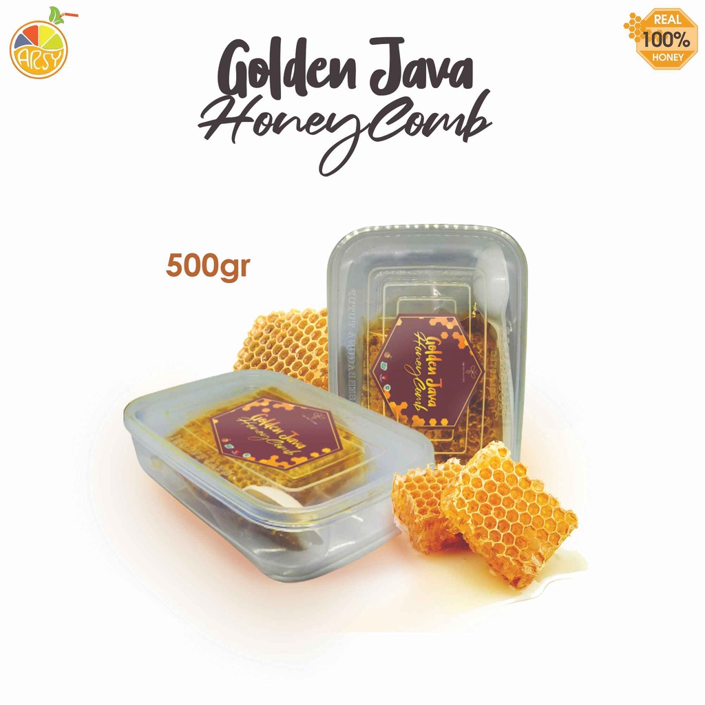 (500 gr ) Madu Sarang Murni / Madu Sarang Honey Comb Varian