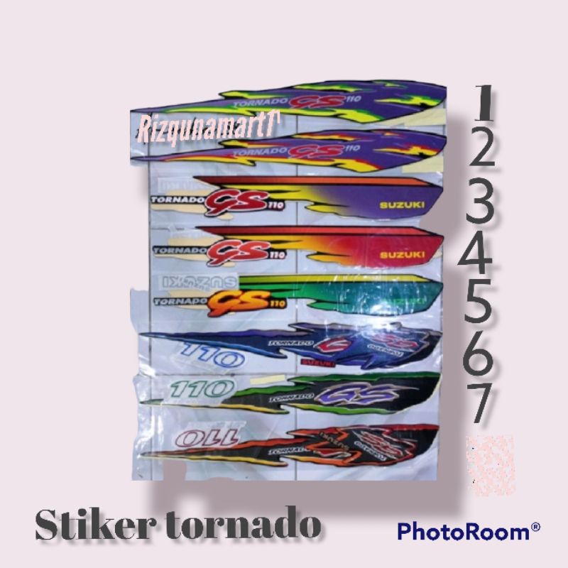 stiker striping tornado Gs Gx