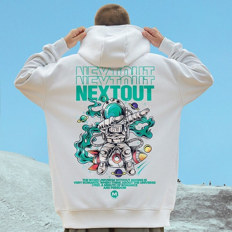 Sweater Hoodie COSMOS NEXTOUT Jumper Pria Wanita Bahan Fleece Tebal Ukuran S M L XL XXL XXXL