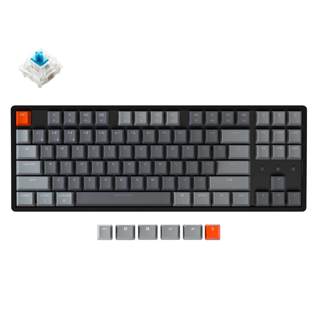 Keychron K8 RGB Aluminum Frame Hotswap Mechanical Gaming Keyboard