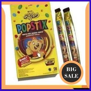 

suku cadang Nyam Nyam POPSTIX Wafer Roll Cokelat isi 20 pcs Nyam Nyam Popstix Wafer warna warni 2ZJN