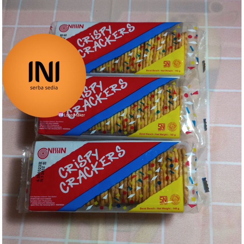 

Nissin Crispy/krispi Crackers kemasan ekonomis