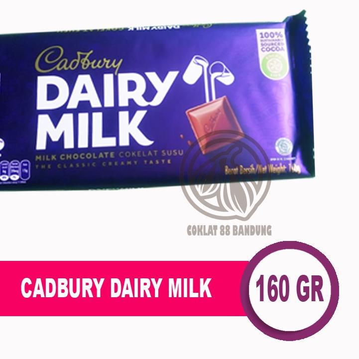 

Terbaru [KF7] Cadbury Dairy Milk 160gr Cokelat EX 165 gr, Coklat Cadbury 150gr Pop Heart Milk Chocolate 150 gr