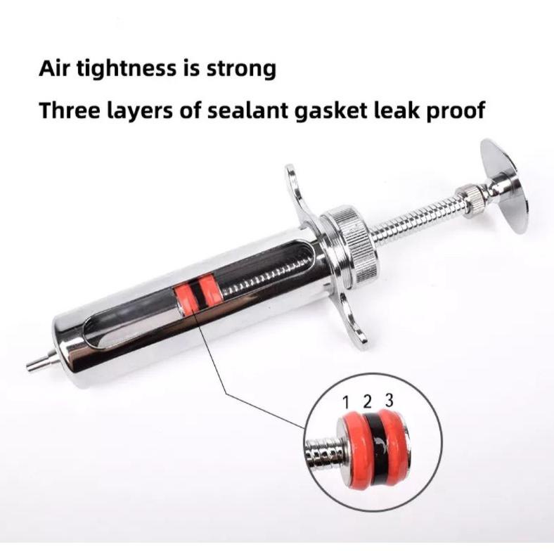 suntikan syringe stainless 50ml spuit spoit suntikan besar jumbo suntikan parfum BERGARANSI