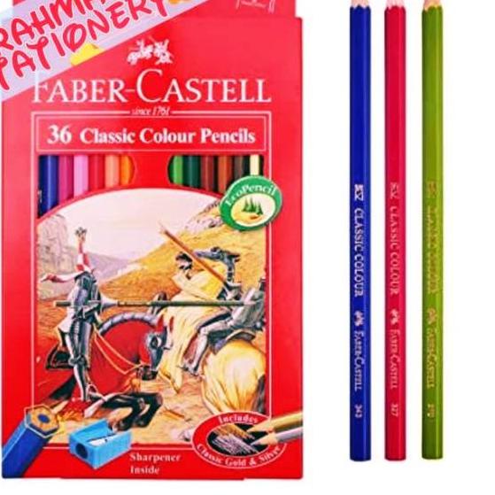 

~ Pensil warna / Classic Colour Pencils 36 warna Faber Castell Terbaru