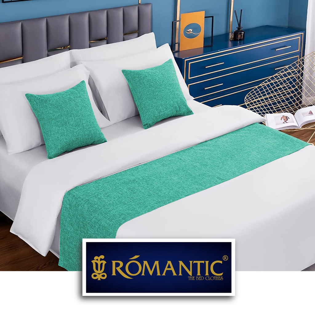 Bed Runner / Selendang kasur Aqua by ROMANTIC standard Hotel minimalis