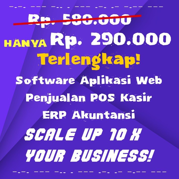 Terlengkap Software Aplikasi Web Penjualan POS Sales Akuntansi ERP
