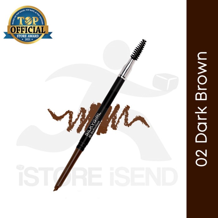 SILKYGIRL Hi-Defenition Brow Liner 02 Dark Brown