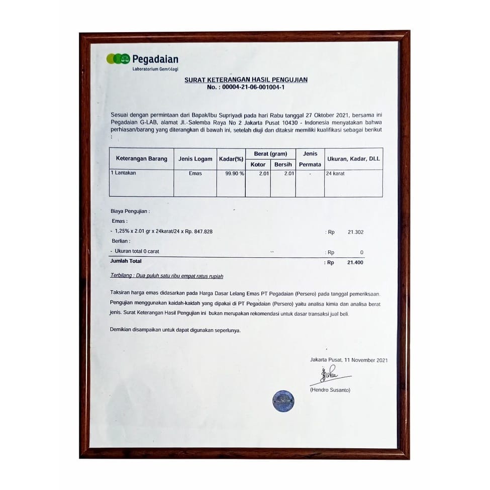 Logam Mulia 24 Karat 0.001 gram Babygold Mini gold Minigram Emas Kecil Dealer Resmi Bandung