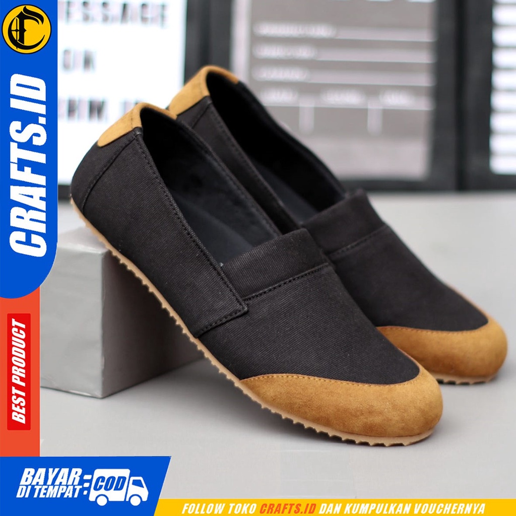 CRAFTS harden - Sepatu Casual Slip On Pria