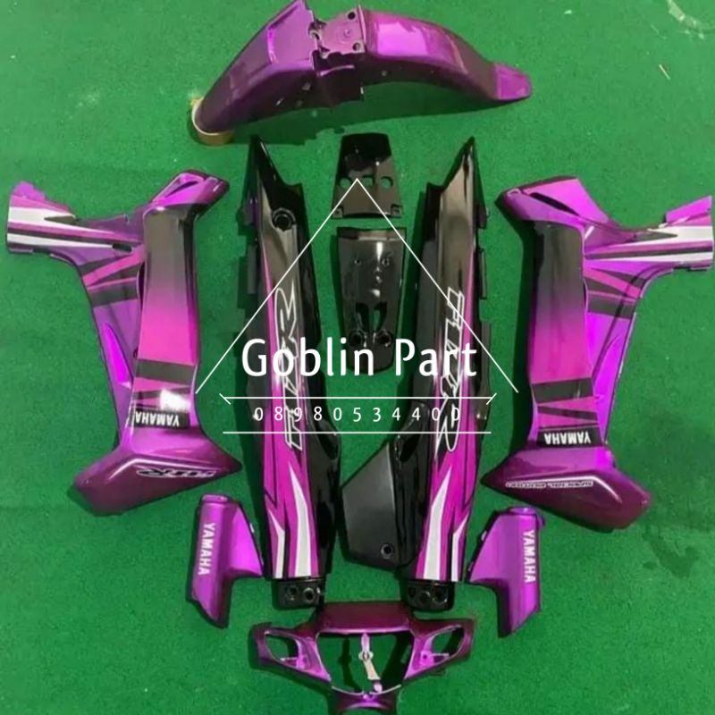 Cover Body Fizr F1zr Full Set Halus Ungu Magenta Hitam LE Limited Edition Cover Body Yamaha Fizr