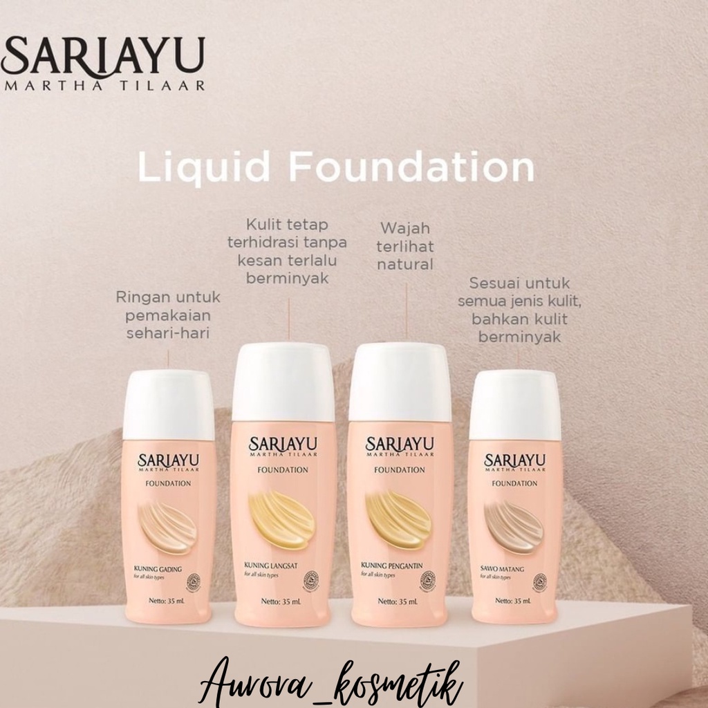 Sariayu Foundation Alas Bedak 35 ml