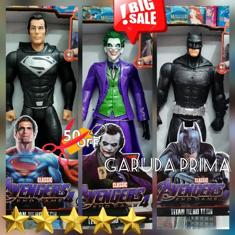 Action Figure DC Comic Superman. Batman. Joker  dus satuan besar Murah pas buat kado