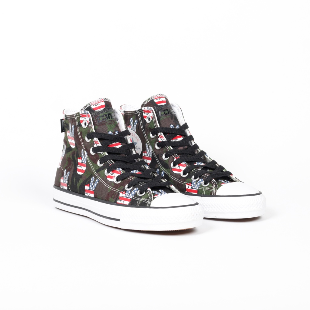 Converse Cons CTAS Pro Hi Camo Peace - Cypress Green