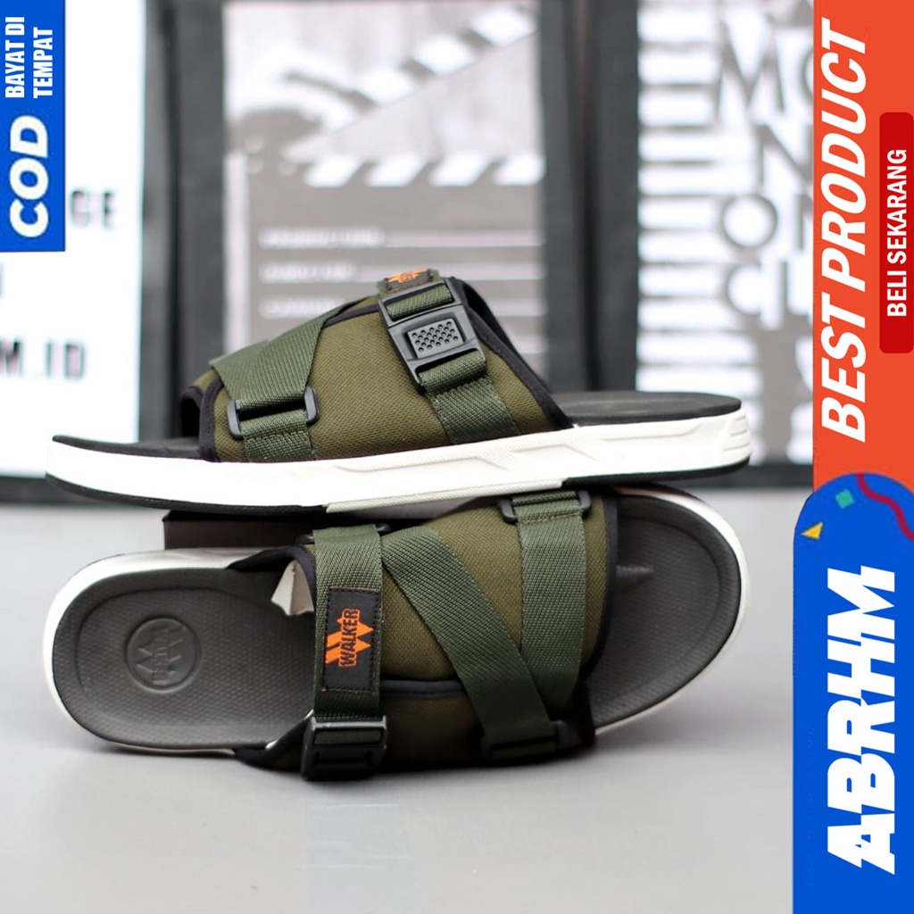 Sandal Slide Pria Selop Sendal Pria Terbaru Distro Abrhm CHESTER