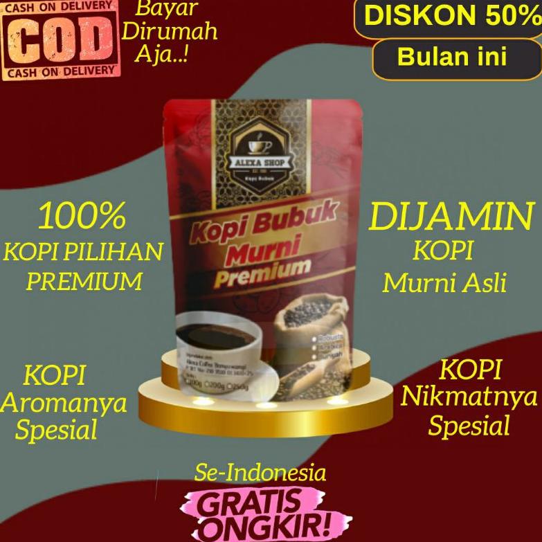 

[E97] Kopi Robusta Arabika Coffee Coffe Bubuk Asli Murni Premium Hitam Tanpa Ampas Kiloan Terlaris Murah Model Baru