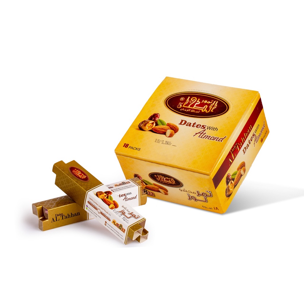 

Al Tahhan Kurma Almond / Kurma isi kacang almond dan Ulker Impor Mesir