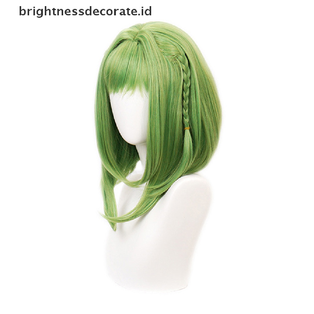 [Birth] 45cm Anime Toilet-bound Hanako-kun Nanamine Sakura Wig Cosplay Rambut Palsu Rambut Hijau [ID]