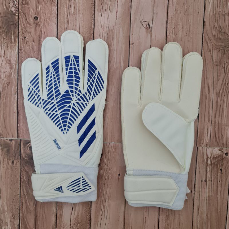 ADIDAS PREDATOR TRAINING UNISEX GOALKEEPER GLOVES - H62433 - WHITE ORIGINAL