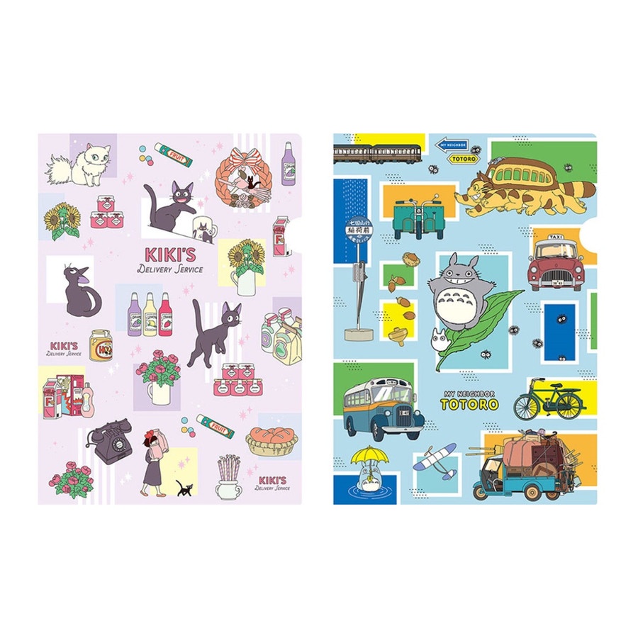 File Holder A4 Studio Ghibli Kiki Jiji Map Kertas Limited Edition