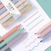 

Wenduo Super Soft Head Highlighter Set 6pc / stabilo